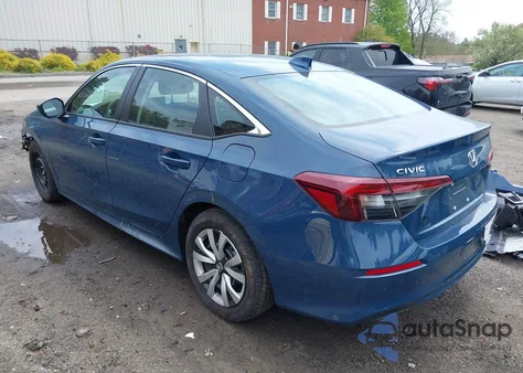 2025 Honda Civic Lx from USA, damaged, VIN 2HGFE2F23SH548056